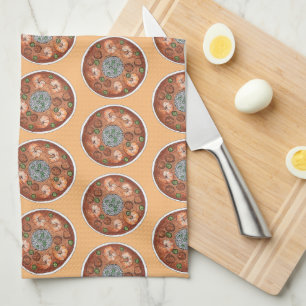 Shrimp Gumbo Stew Louisiana LA New Orleans Food Tea Towel