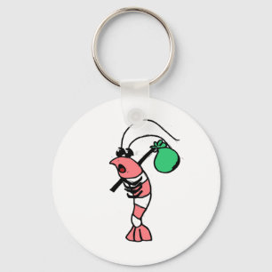 Shrimp Hobo Key Ring