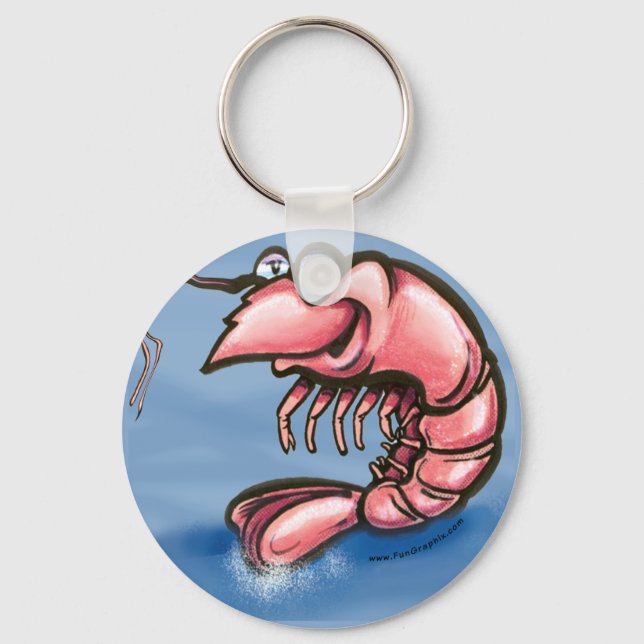 Shrimp Key Ring (Front)
