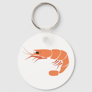 Shrimp Key Ring