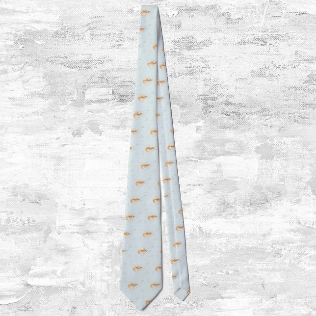 Shrimp or Prawn, Vintage Marine Life Ocean Animals Tie (Creator Uploaded)