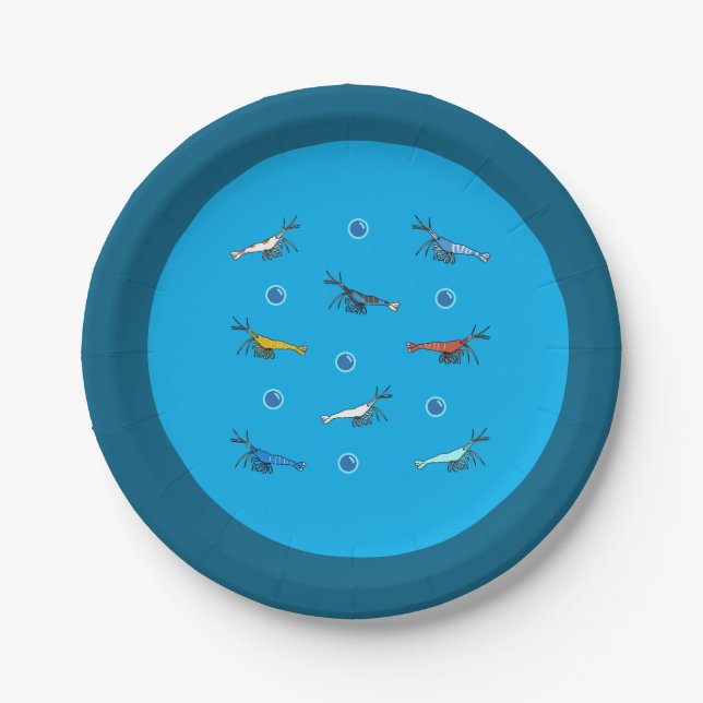 Shrimp Paper Plates (Front)