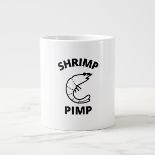 Shrimp pimp large coffee mug
