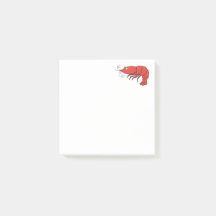 Shrimp Post-It Notes