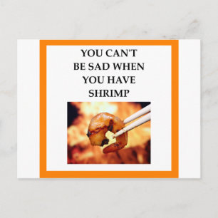 SHRIMP POSTCARD
