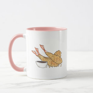 Shrimp Prawn Tempura Japanese Food Restaurant Mug