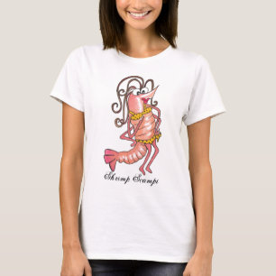 Shrimp Scampi Ladies Tee Shirt