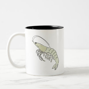 Shrimp Shrimp Shrimp Two-Tone Coffee Mug