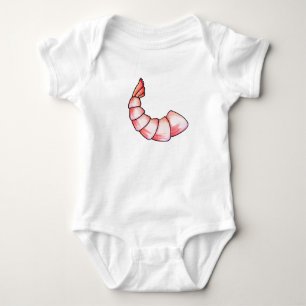 Shrimp tail baby bodysuit