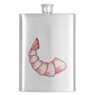 Shrimp tail hip flask