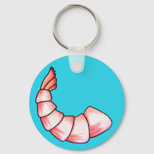Shrimp tail key ring
