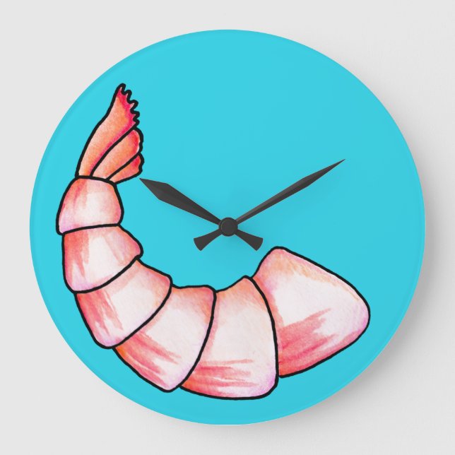 Shrimp tail large clock (Front)