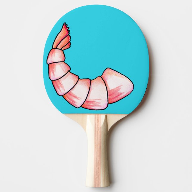 Shrimp tail ping pong paddle (Front)