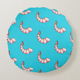 Shrimp tail round cushion