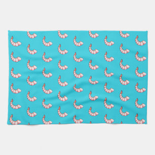 Shrimp tail tea towel