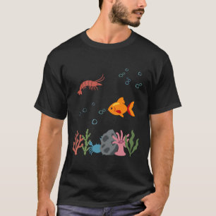 Shrimp Underwater Kids Fish Ocean T-Shirt