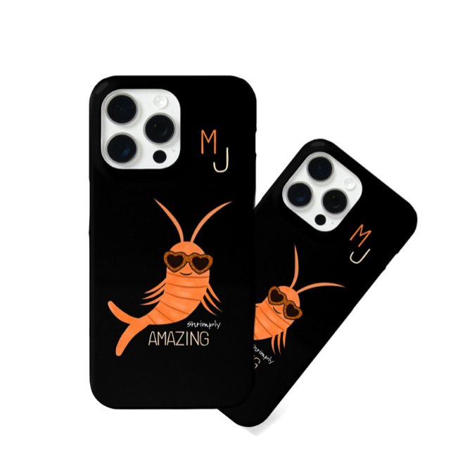 Shrimp with sunglasses Case-Mate iPhone case (Creator Uploaded)