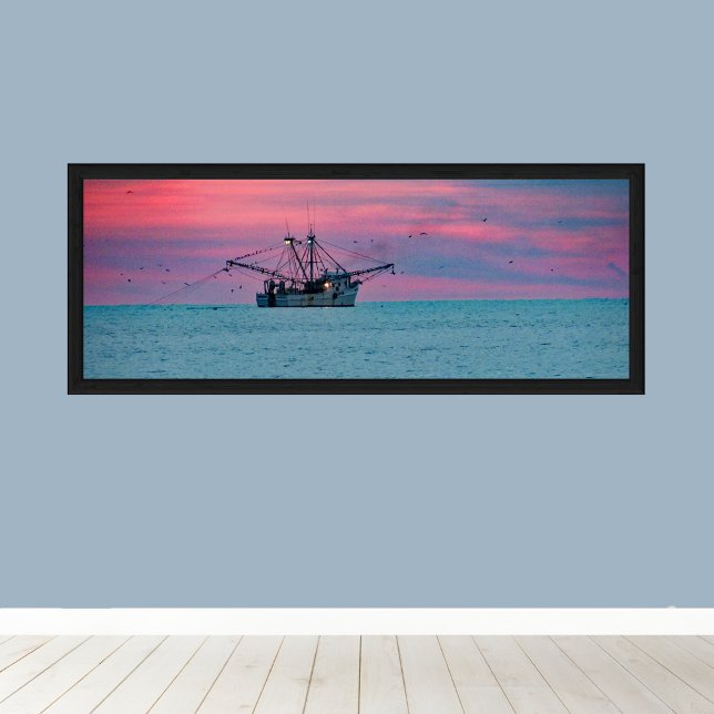 Shrimping at Sundown Poster (Creator Uploaded)