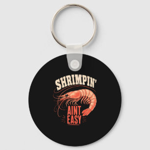 Shrimping fisherman coastal shrimp fishing key ring