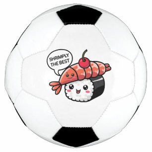 shrimply the best kawaii sushi football