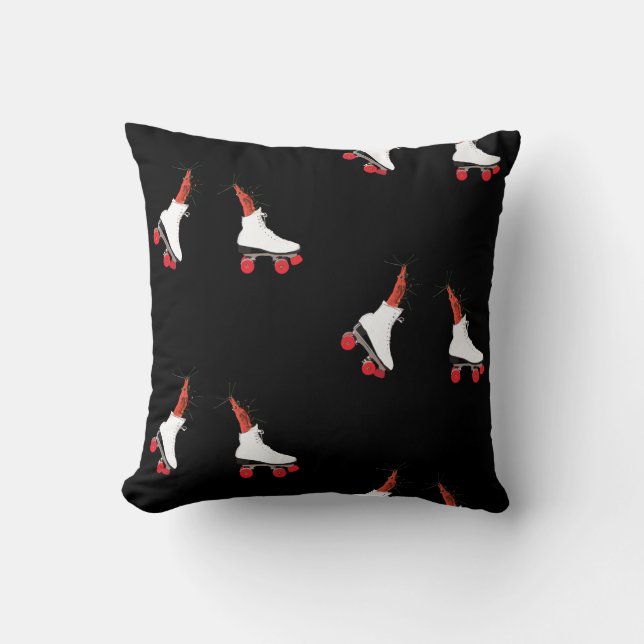 Shrimps on Roller Skates Custom Cushion (Front)