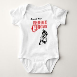 Shrine Circus Clown Baby Bodysuit