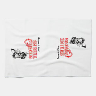 Shrine Circus Clown Tea Towel