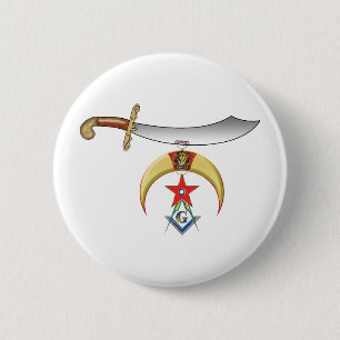 Shrine Mason 6 Cm Round Badge