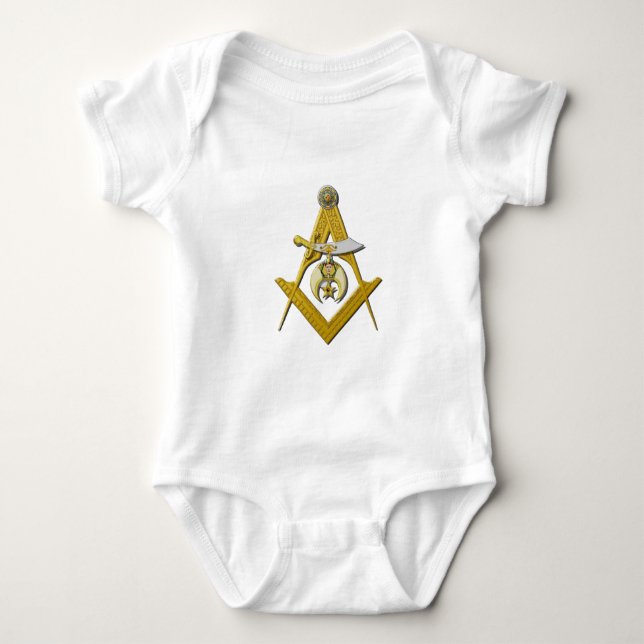 Shrine Mason Baby Bodysuit (Front)