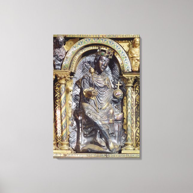 Shrine of Emperor Charlemagne Canvas Print (Front)