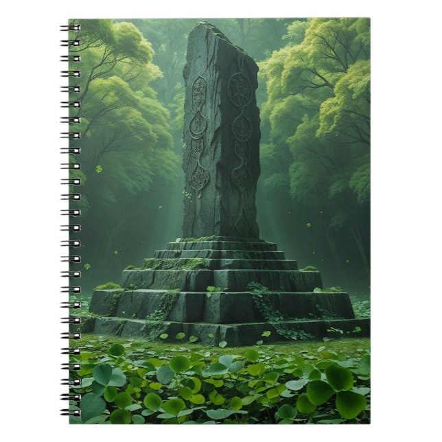 Shrine of the Clover Green Notebook (Front)