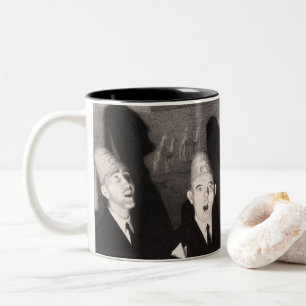 Shrine Quartet by Grant Wood Two-Tone Coffee Mug