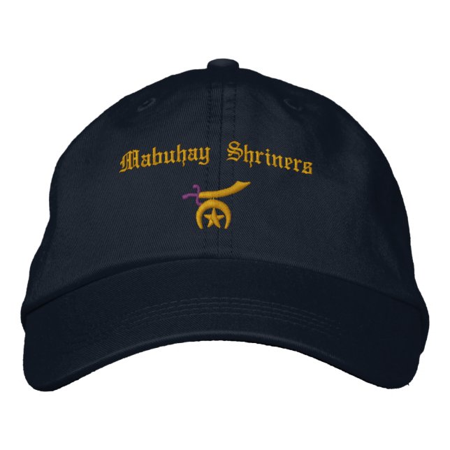 Shriner Embroidered Embroidered Hat (Front)