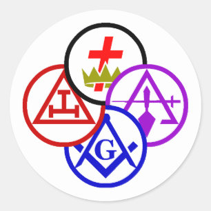 Shriners and Friends Edition Classic Round Sticker
