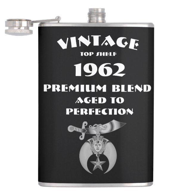 Shriners Birthday  Hip Flask (Opened)