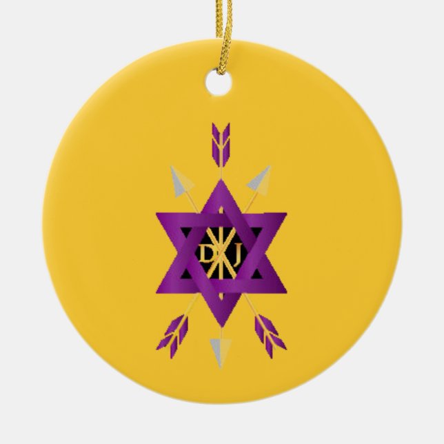 Shriner's Edition Ceramic Tree Decoration (Front)