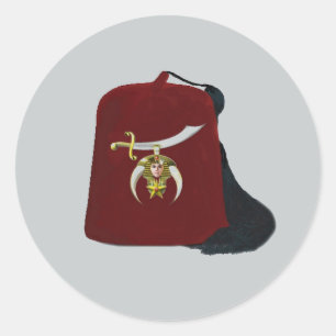 Shriners Edition Classic Round Sticker