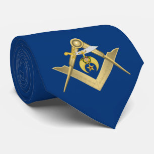 Shriners Masonic Tie
