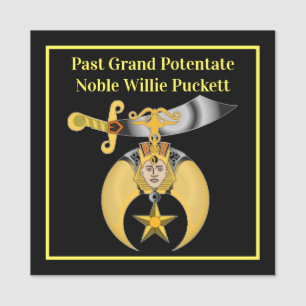 Shriners Name Tag