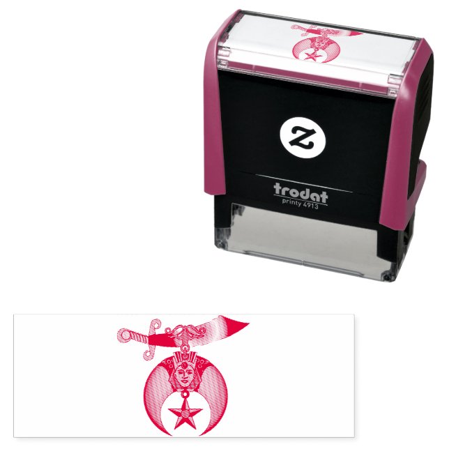 Shriners Self-inking Stamp (In Situ)