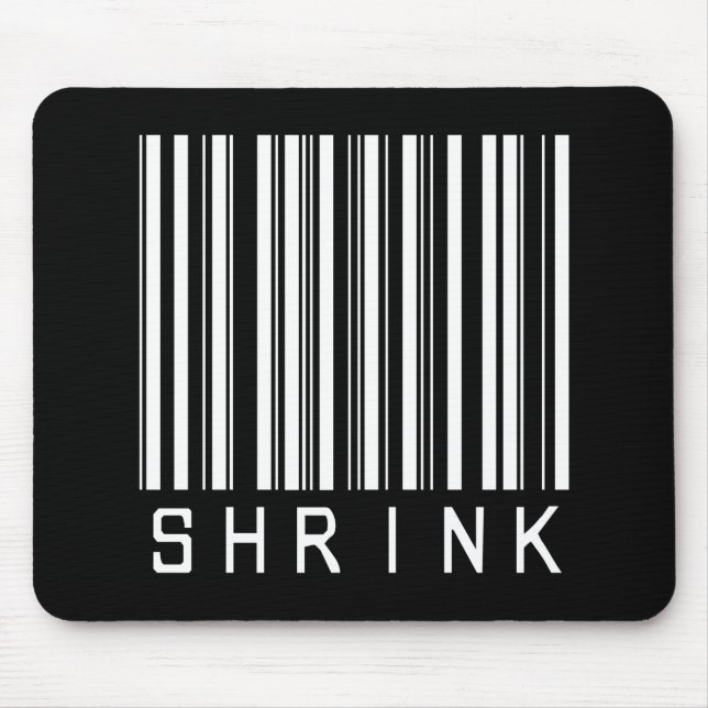 Shrink Bar Code Mouse Mat (Front)
