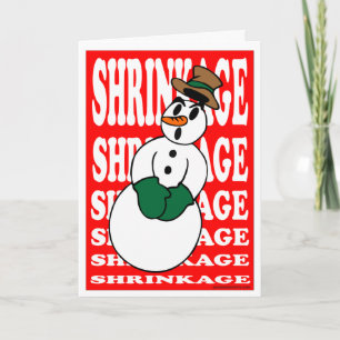 SHRINKAGE HOLIDAY CARD