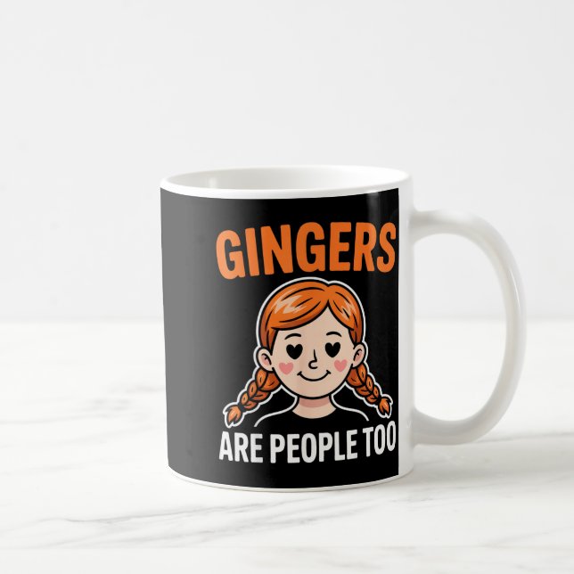 Shrinking Summer Gingers are People Too Coffee Mug (Right)