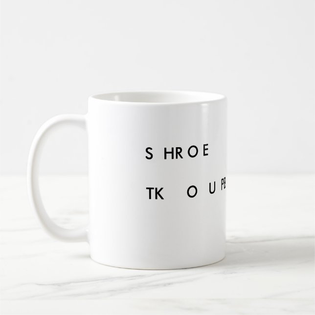 SHROE TKOUPB Court Reporting Babe Mug - Slow Down (Left)