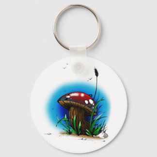 Shroom Chain Key Ring
