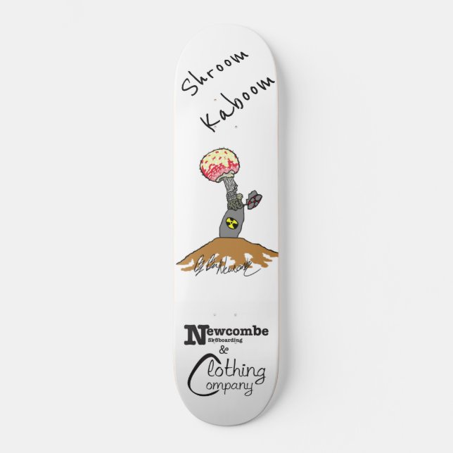 Shroom Kaboom Skateboard (Front)
