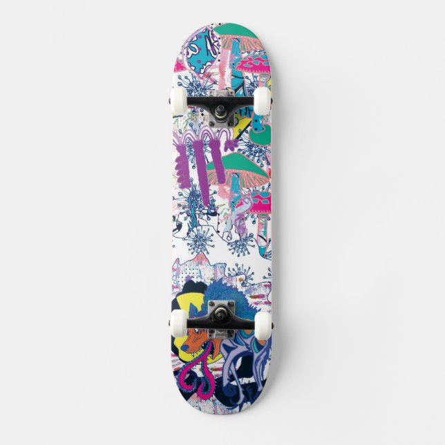 Shroom Paradise Skateboard (Front)