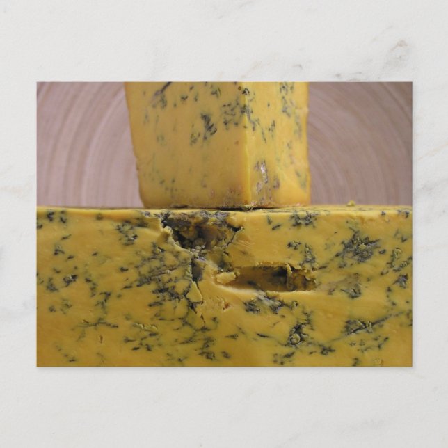Shropshire Blue cheese Postcard (Front)