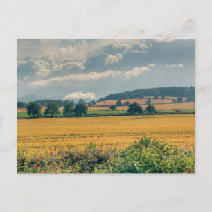 Shropshire Countryside Clouds Postcard