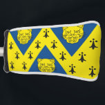 Shropshire county flag golf head cover<br><div class="desc">County of England</div>